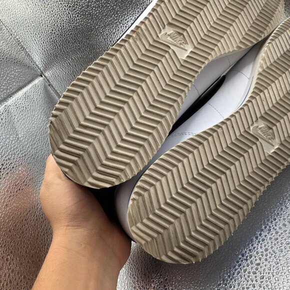 Size 13 Nike Cortez Lace Up White Black Photo Blue 2023 Sneaker Shoes DM4044-100 - Picture 10 of 11